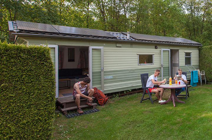 Stacaravan classic is een mooie accommodatie voor een weekend naar de belgische ardennen